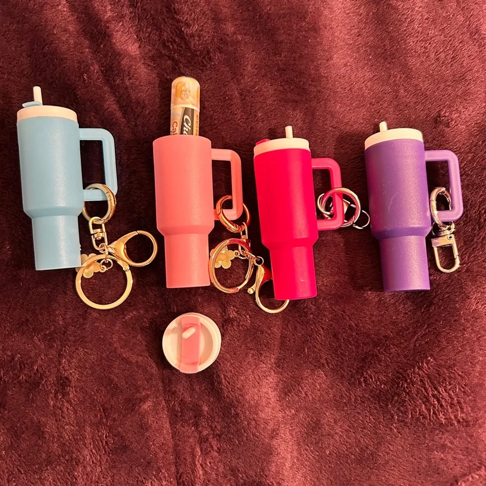 Colorful Mini Tumbler Bag Charm /Keychain - Picture 1 of 1